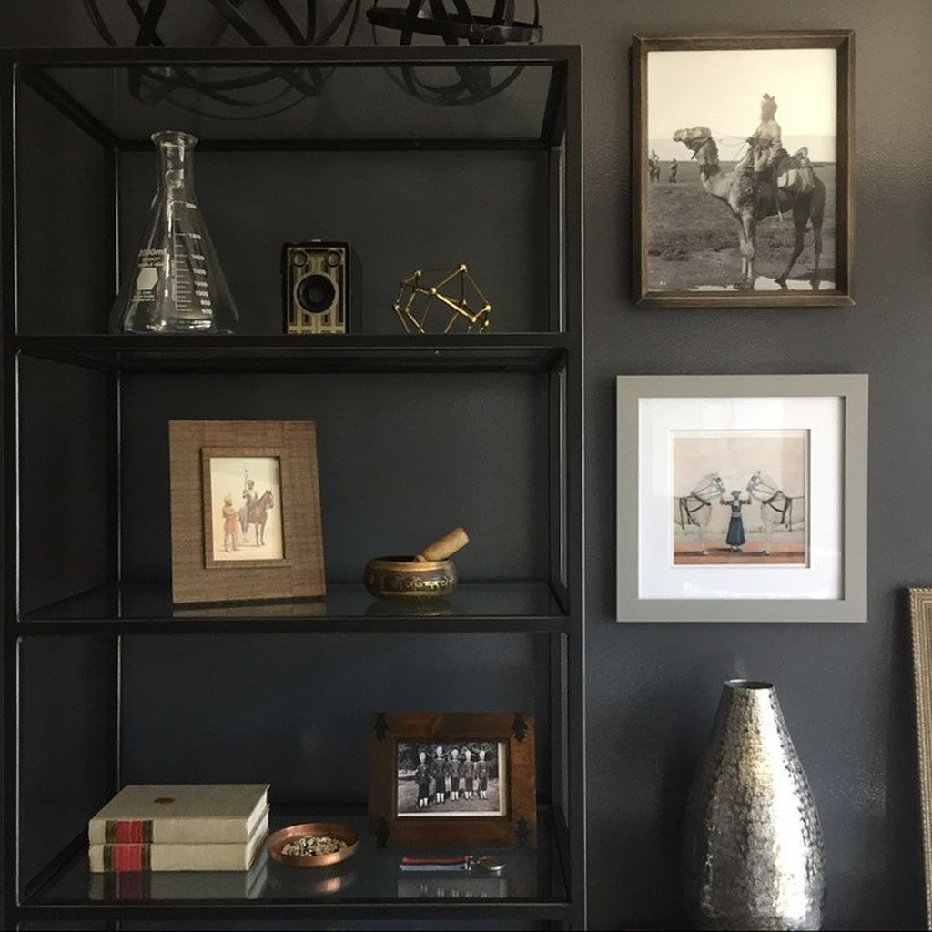 Iron shelf in back to beautify your home