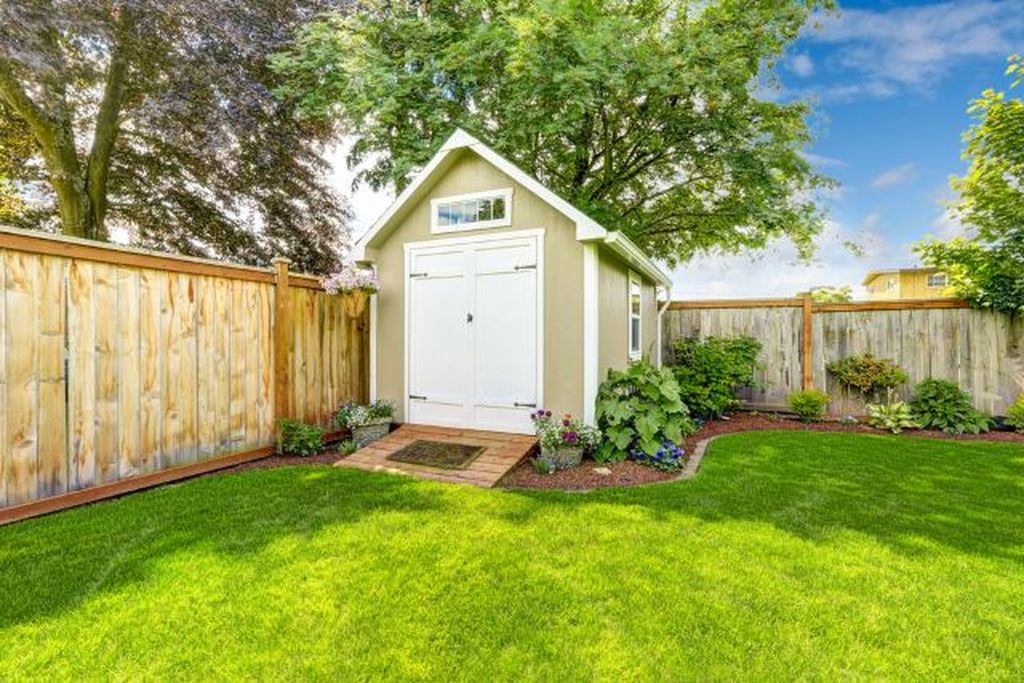 Modern small shed for garden