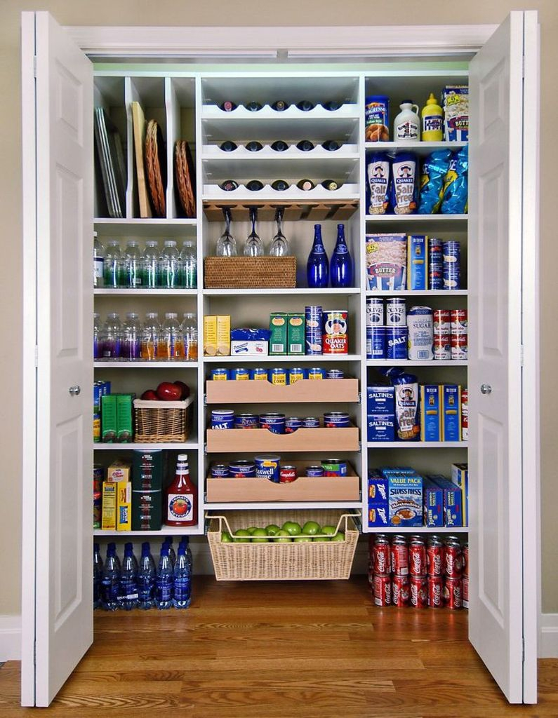Pantry closet to organize your kitchen