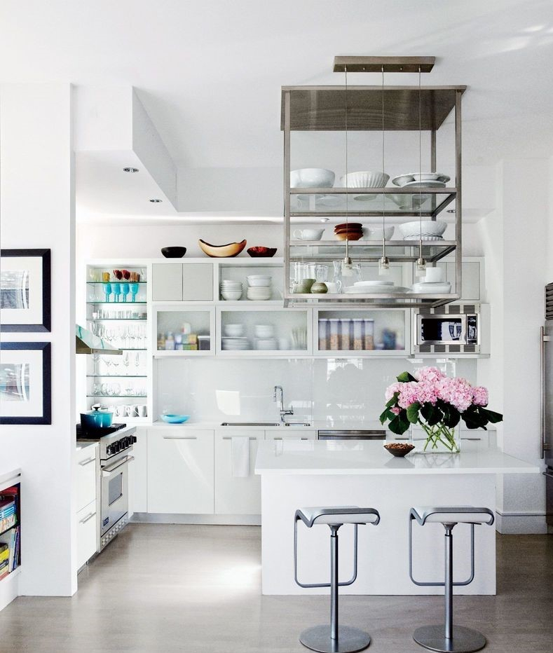 Shelves on the ciling to complete your kitchen