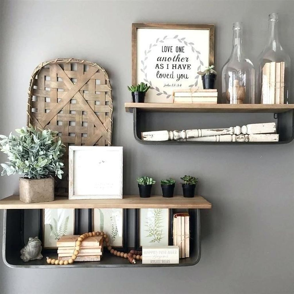 Wall diy shelf decor ideas