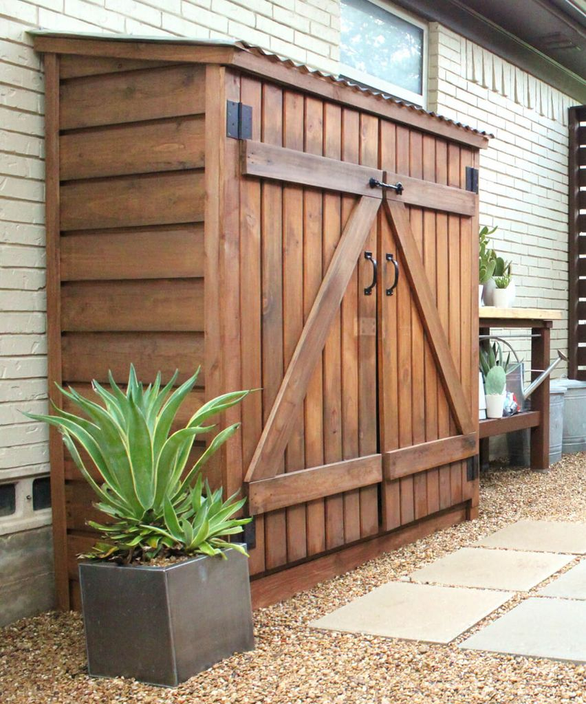 Wooden small storage shed ideas