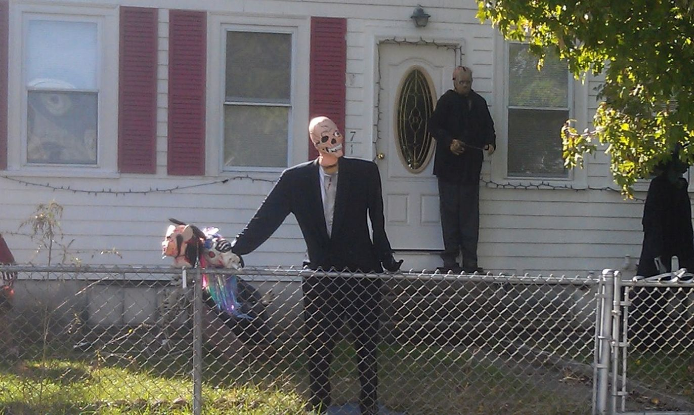 Creepy human character