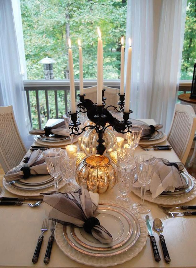 Owl candle holder for dining table