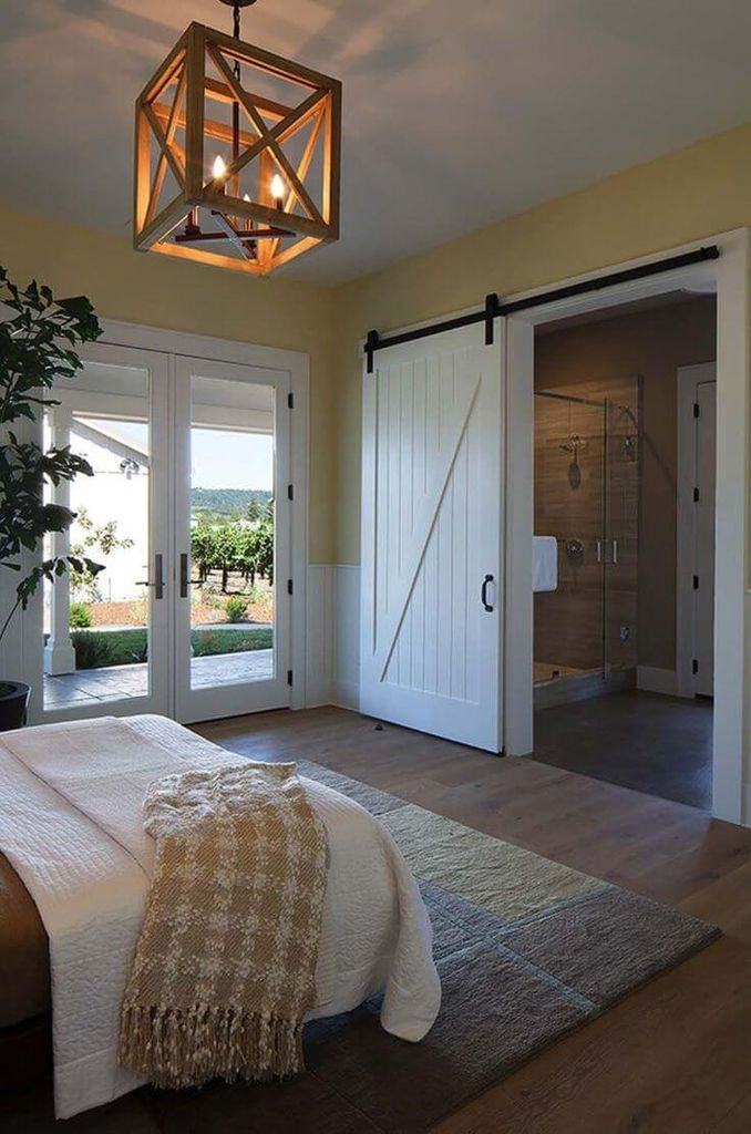 Creative lighting to complete your farmhouse bedroom