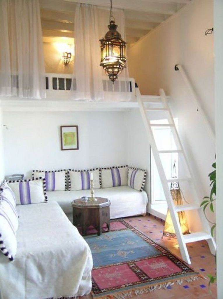 Decorative lighting for loft bedroom