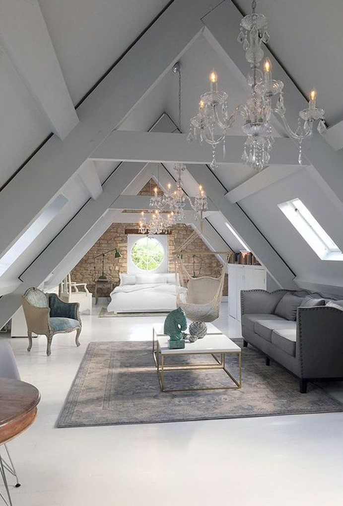 30 Awesome Loft Bedroom Apartment Decoration Ideas ~ Matchness.com