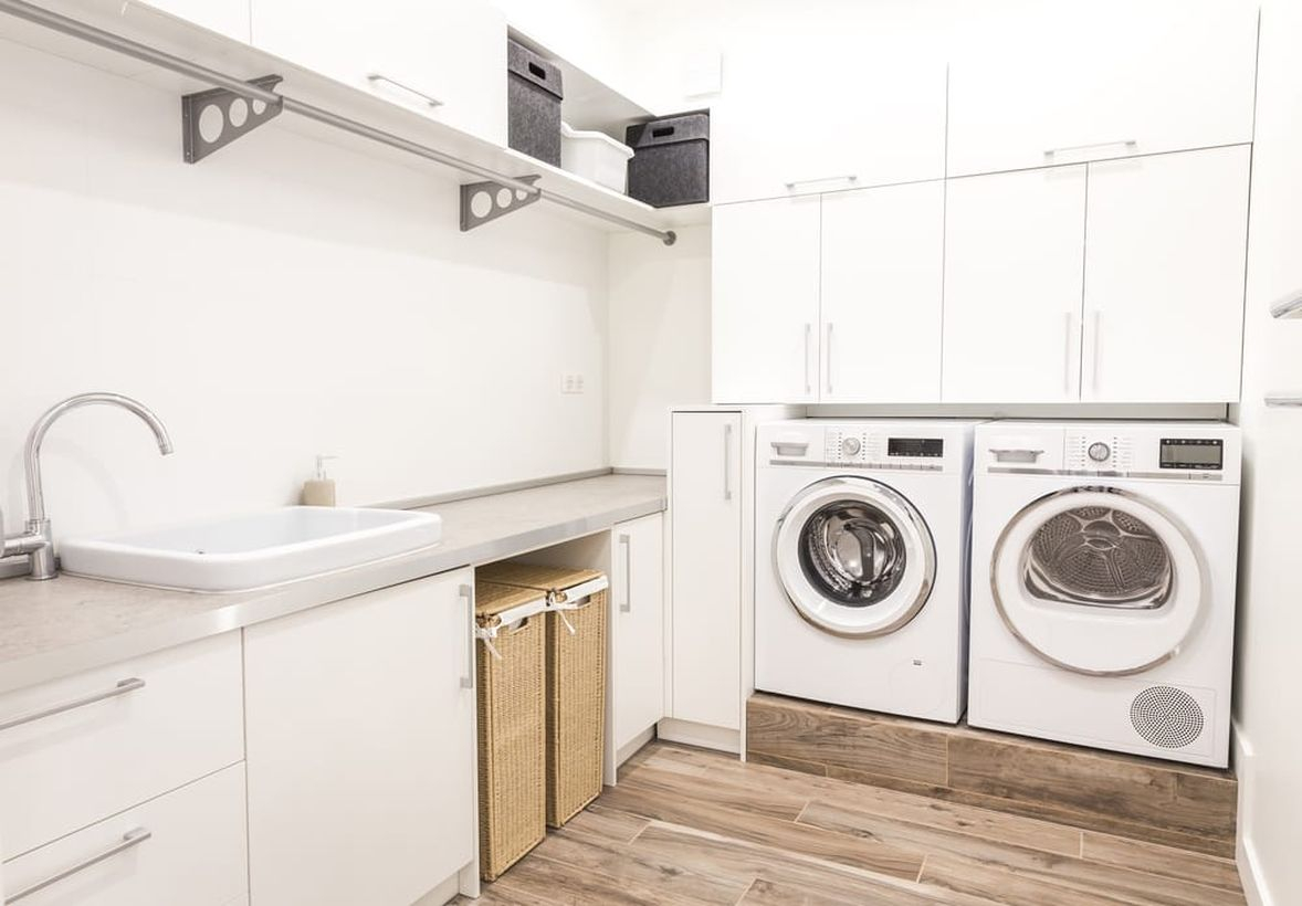 White laundry room ideas