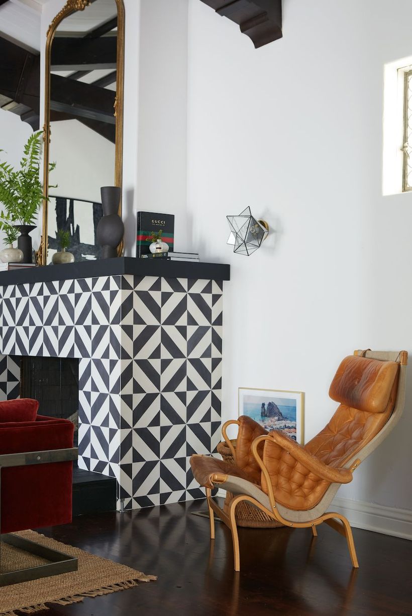 Brown-unique-pattern-chair