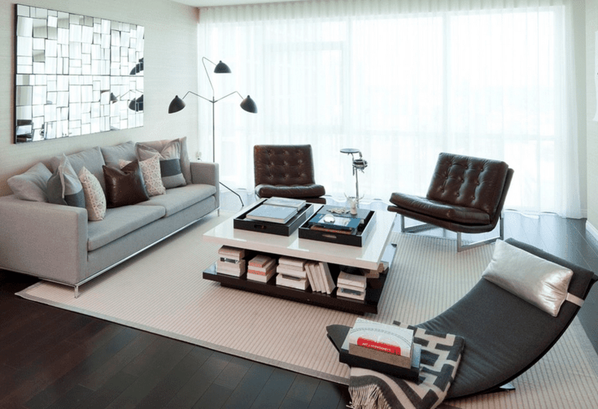 Contemporary-living-room-design-with-light-gray-sofa-white-coffee-table-at-the-bottom-to-store-books-and-modern-chairs-to-relax-for-your-inspiration