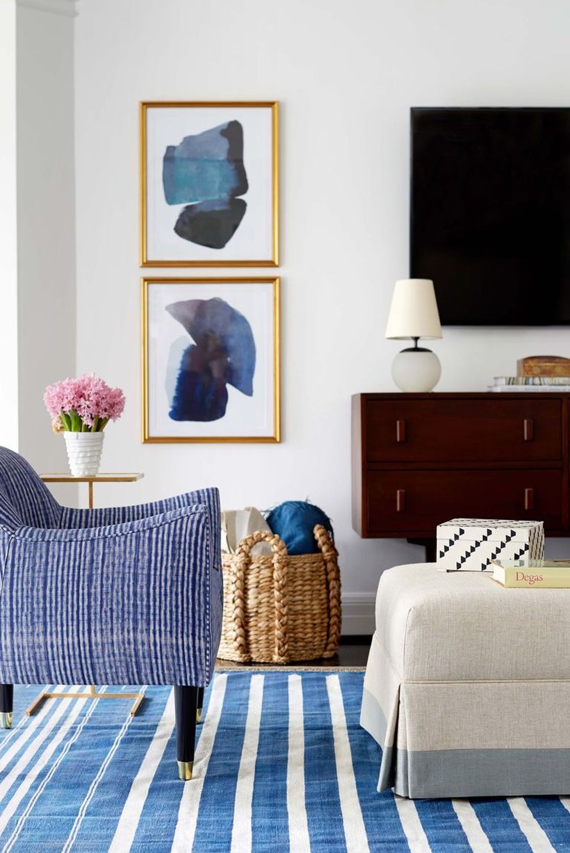 Dark-cabinet-and-striped-chair