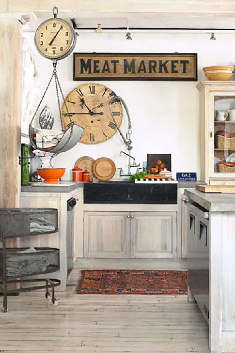 Grey-countertop-and-classic-black-sink