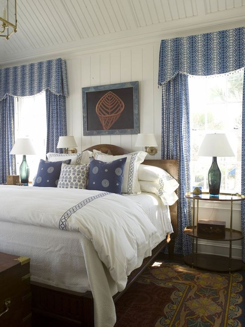 Inspired-bedroom-vintage-design-with-wooden-bed-frame-and-round-iron-night-stand-tiered-added-hanging-lamp-on-the-wooden-walls