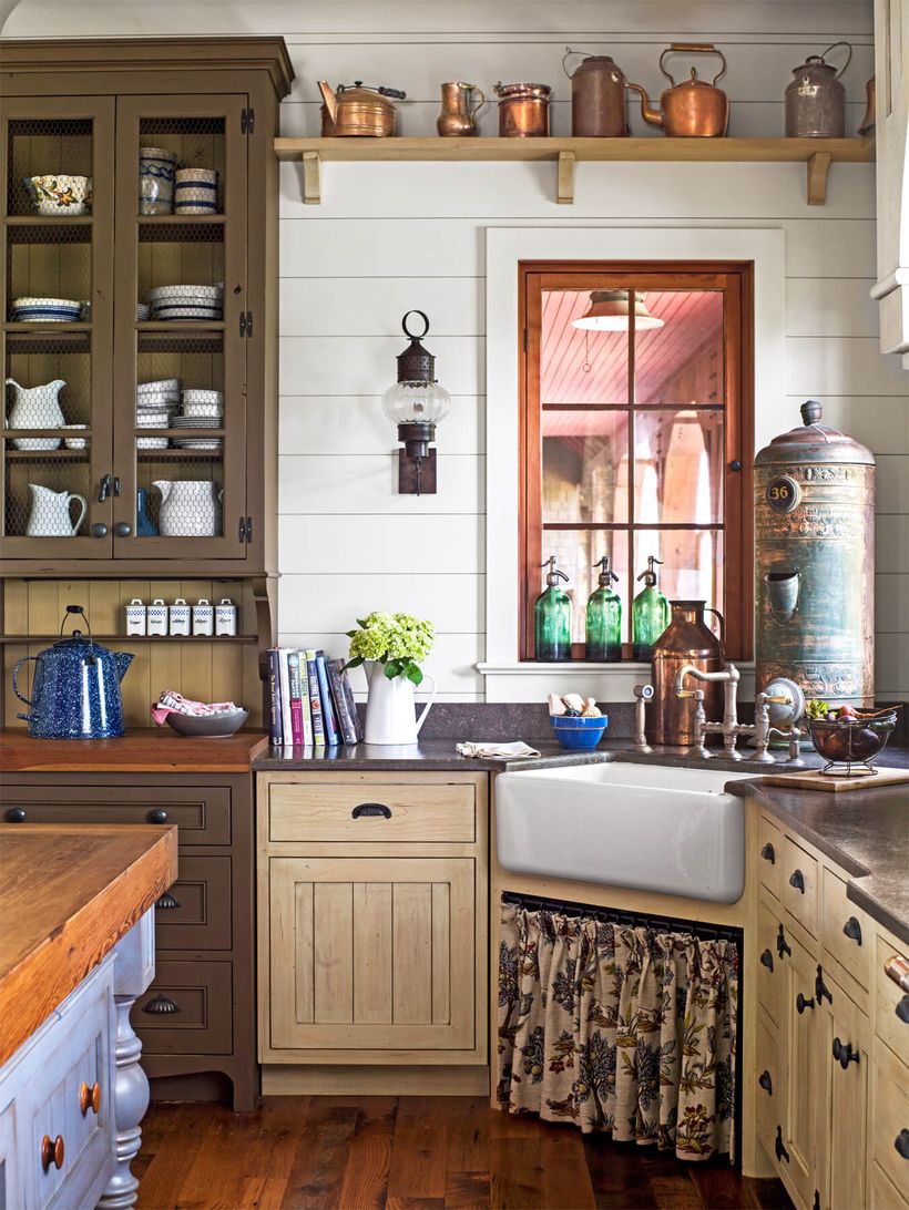Inspired-kitchen-cabinet-for-your-decoration-vintage-kitchen-and-classic-sink-at-the-corner-you-must-try