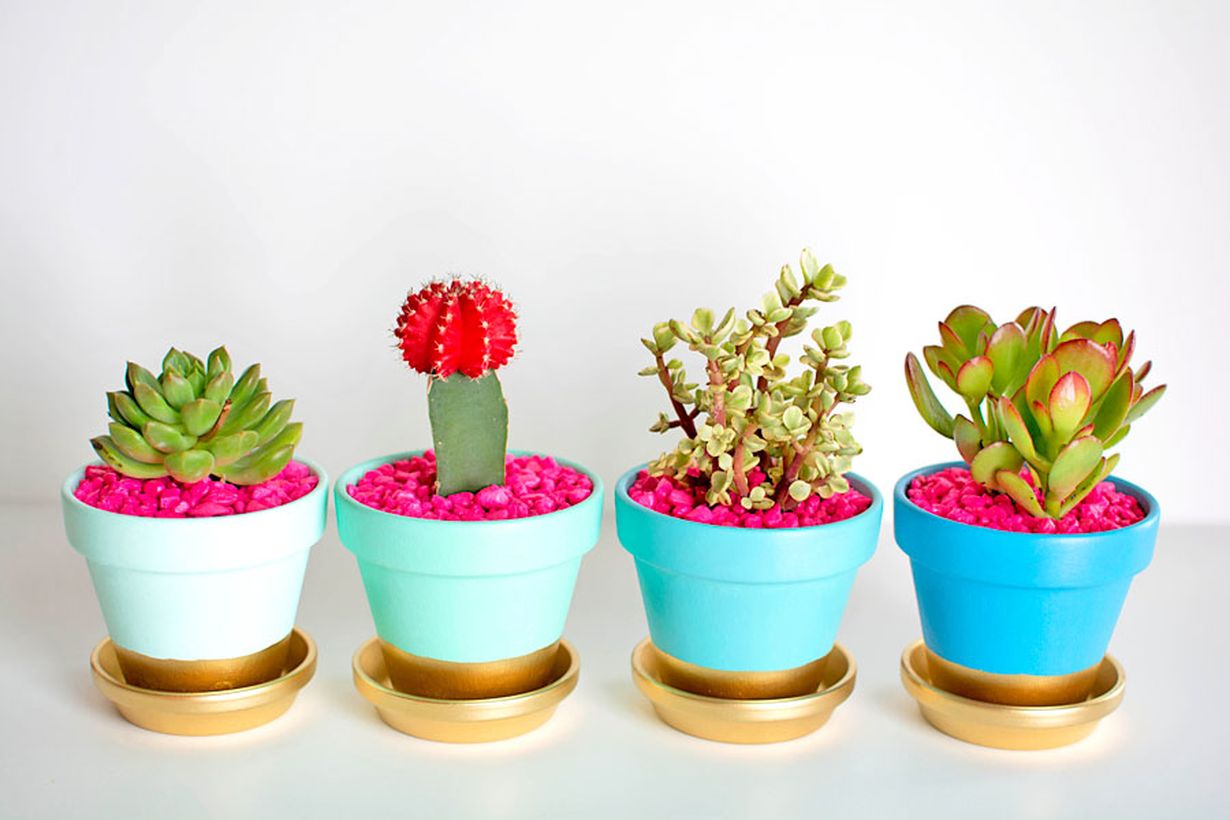 1gold-dipped-plant-pots1