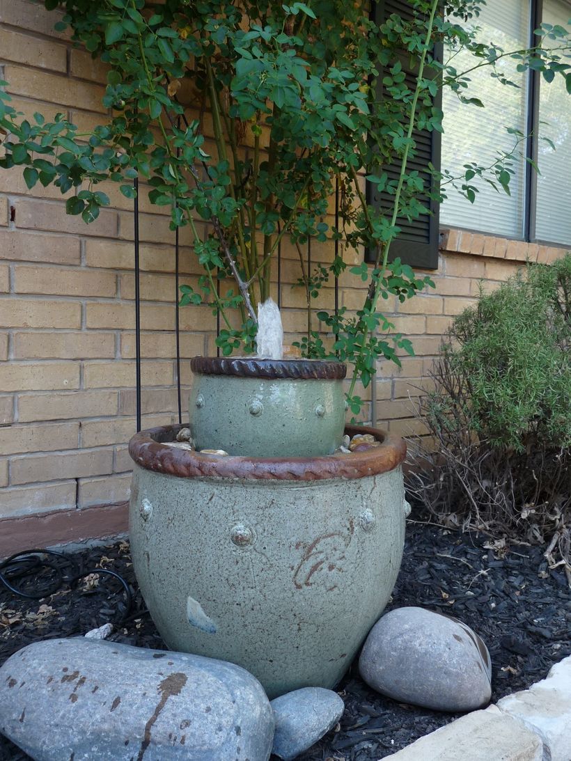 Diy-flower-pot-fountain