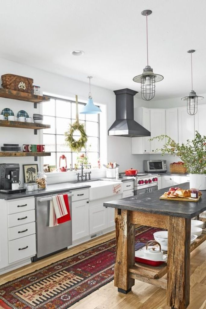 Farmhouse kitchen island