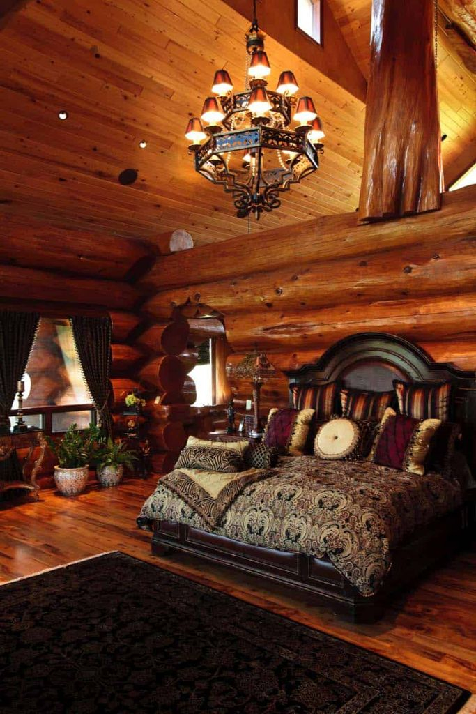 Log cabin style bedrooms 1