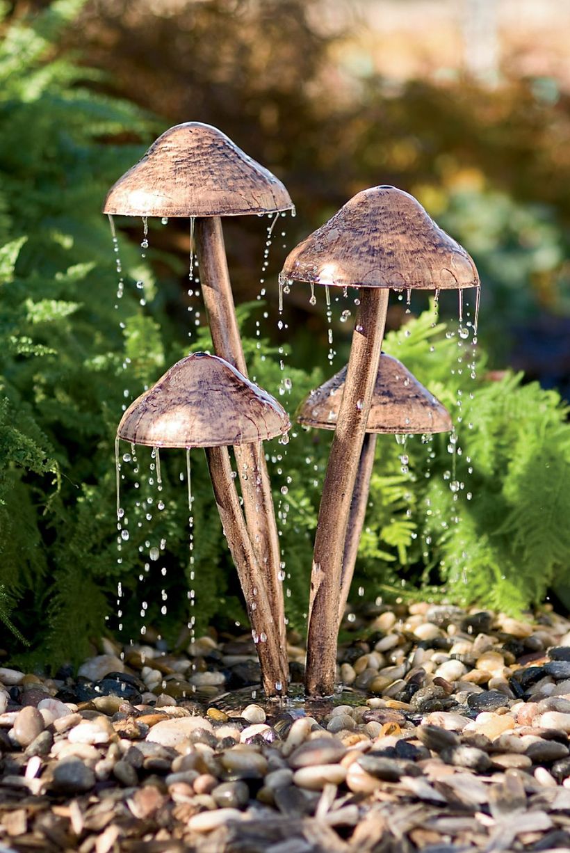 Mushroom-water-fountain
