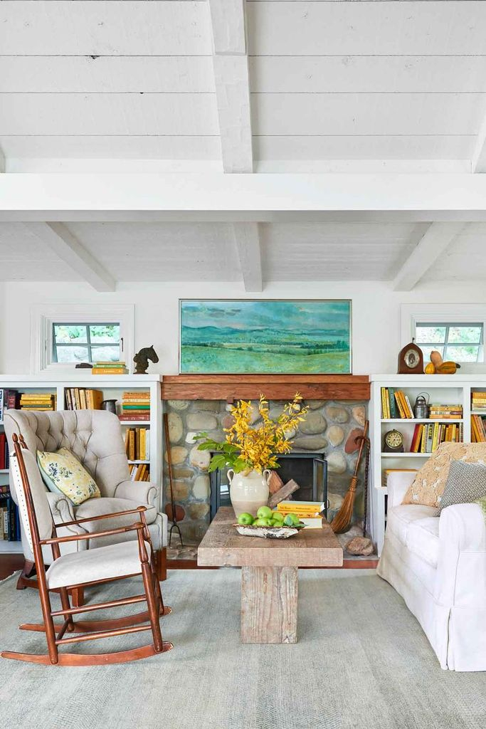 Neutrals and white living room design
