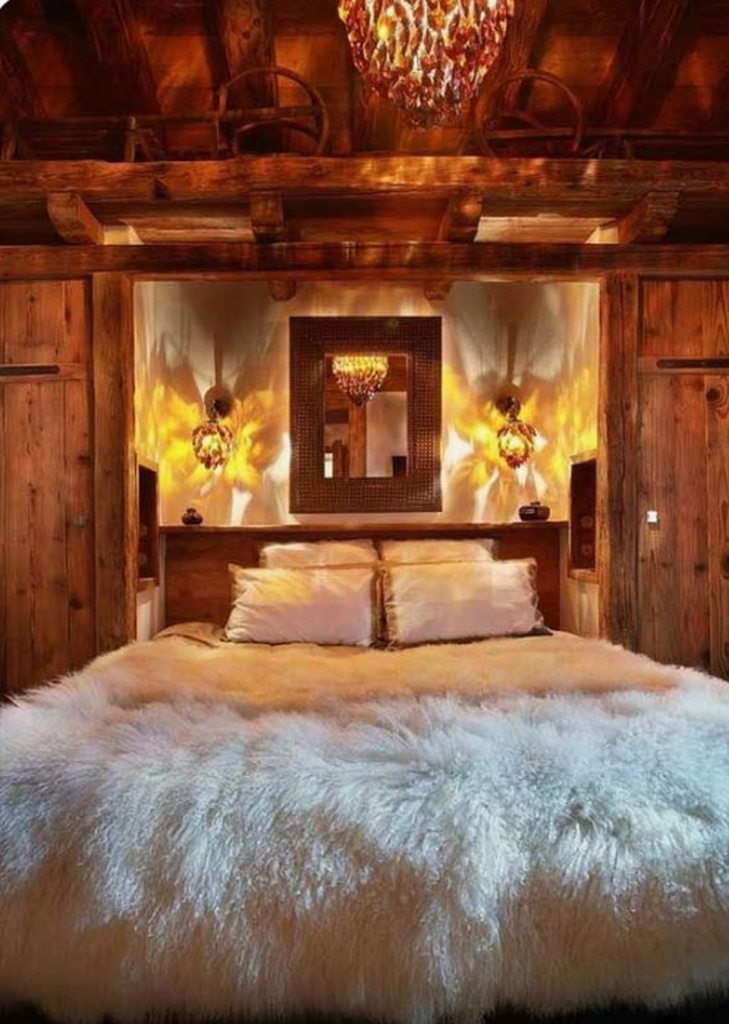 Rustic bedroom design