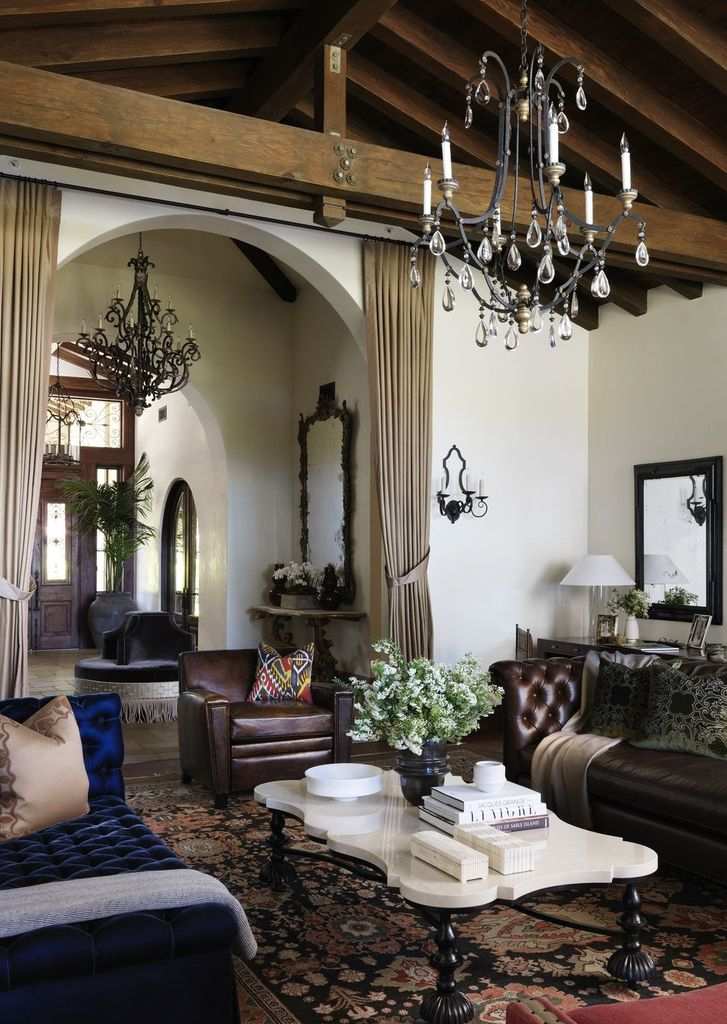 White walls with furniture and beamsfor living room