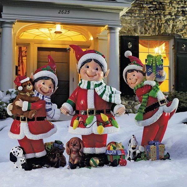 A-christmas-party-for-the-little-ones-for-front-yard.