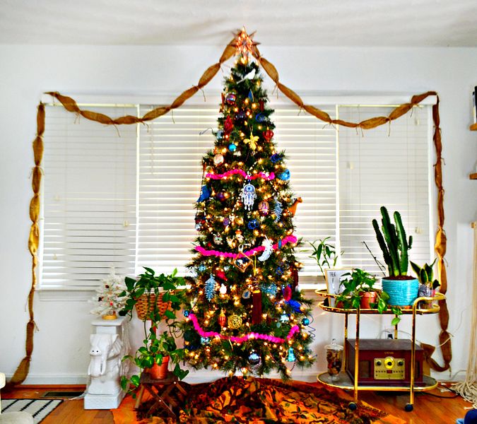 Colorful-whimsical-bohemian-christmas-tree