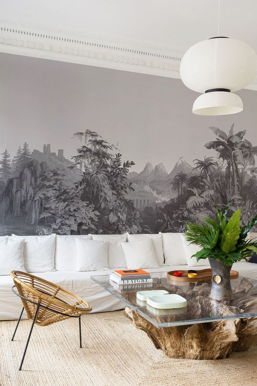 White cushion in the white sofa