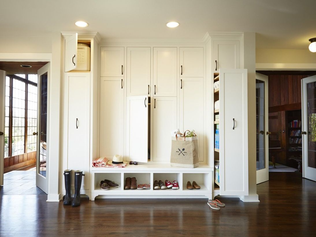 2seattle-entryway-coat-closet-with-contemporary-recessed-light-trims-entry-traditional-and-oil-rubbed-bronze-cabinets