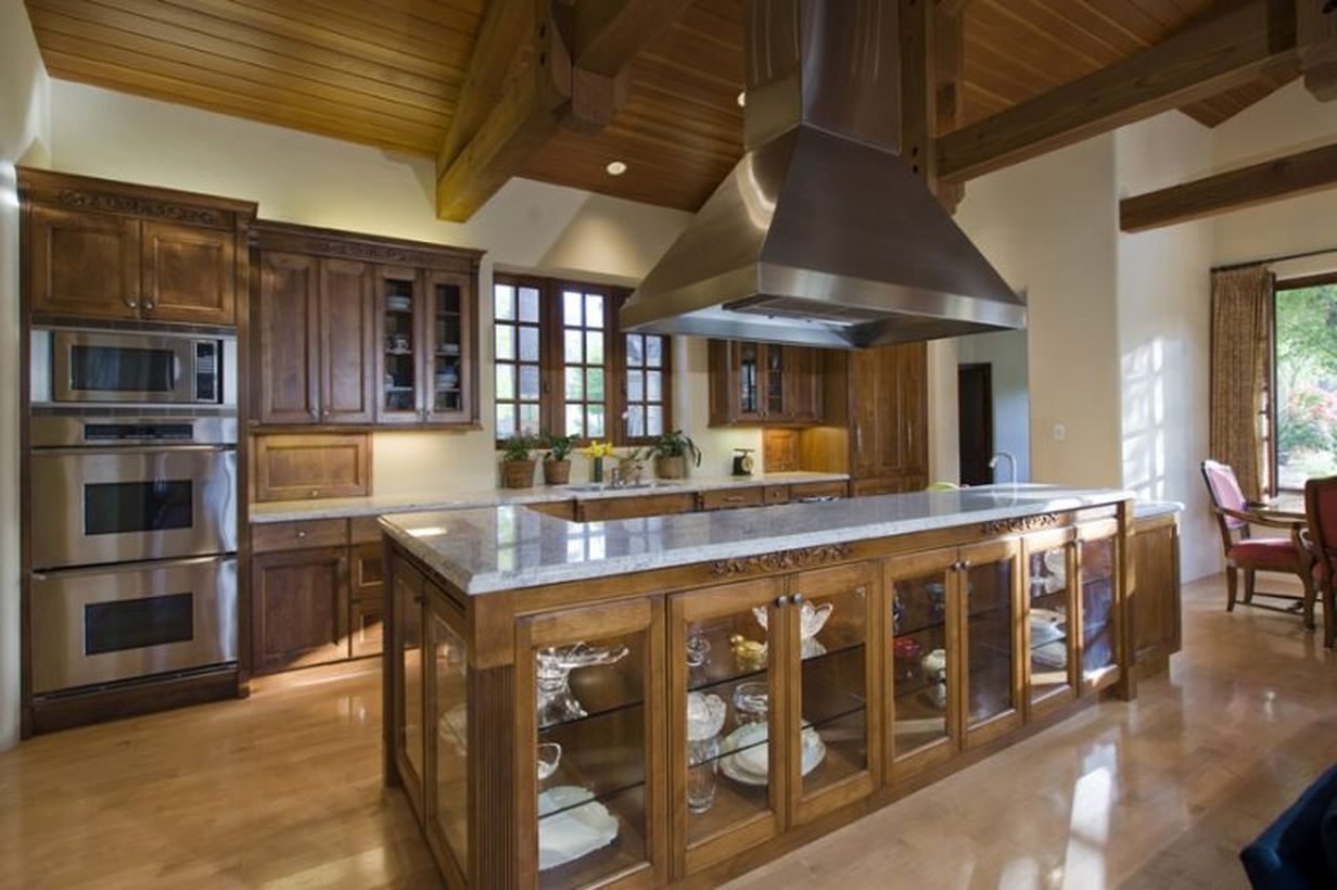 6recovered-barnwood-island-for-a-rustic-kitchen-style