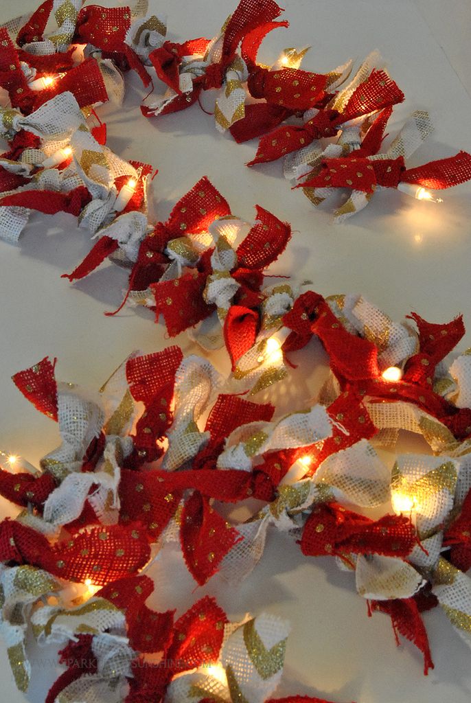 Diy-holiday-burlap-lighted-garland