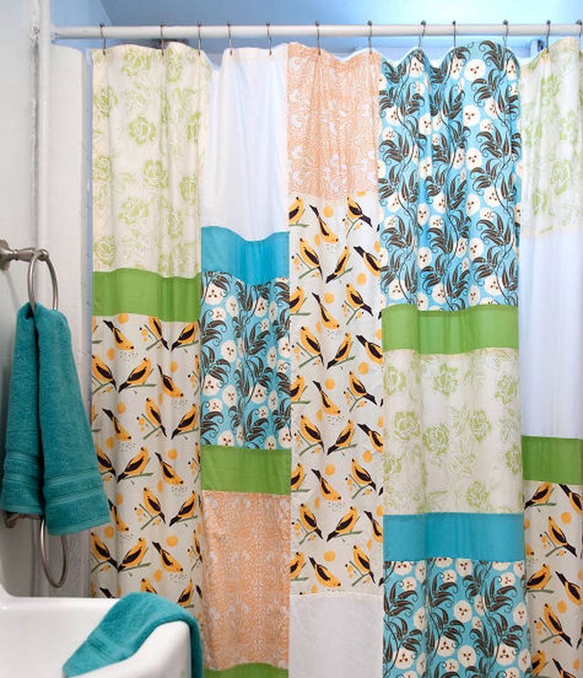 Patchwork-shower-curtain