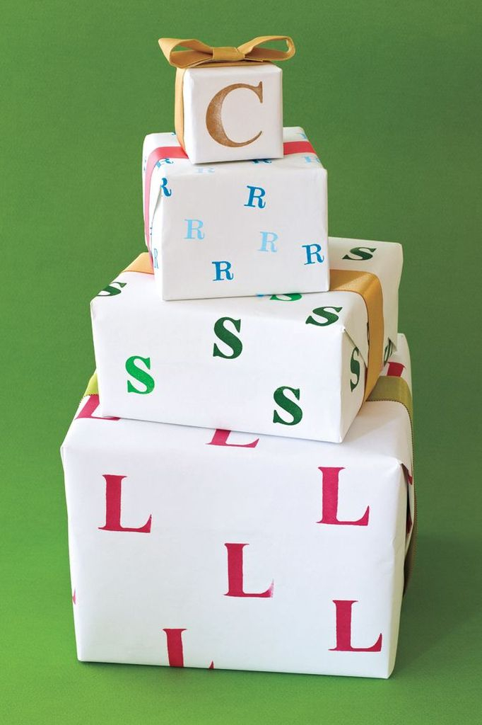 Monogram-gift-wrap