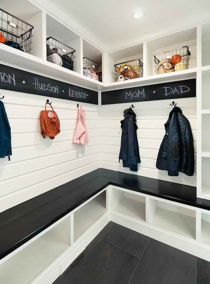 Mudroom-chalkboard-paint-wall-border