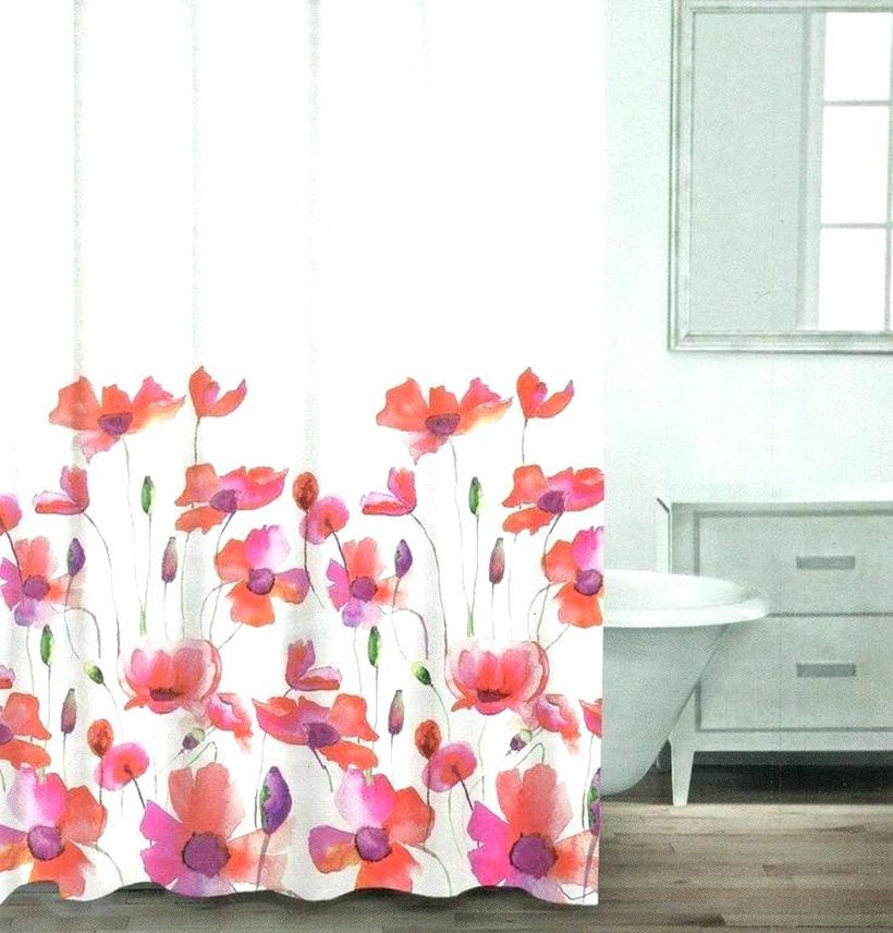 Purple-flower-shower-curtains-orange-floral-curtain-generous-red-gallery-the-best-bathroom-ideas-terrific-purpl