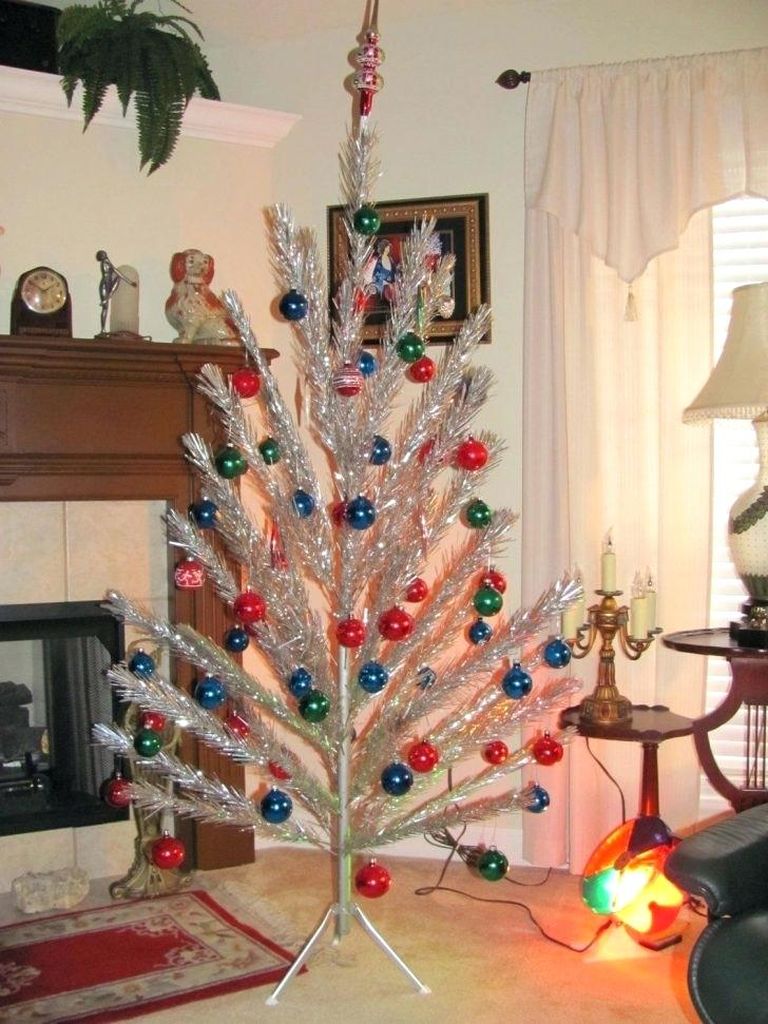 Vintage-tinsel-christmas-tree-medium-size-of-silver-with-color-wheel-aluminum-all-history