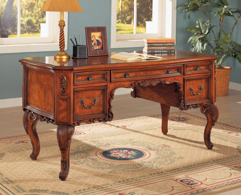 Vintage home office desk – matt and jentry home design with regard to old fashioned desk