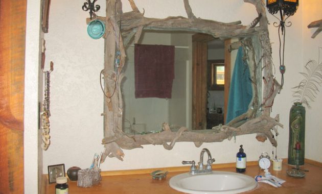 Bathroom mirror frame