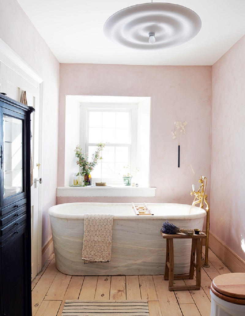 Blush morning bathroom Energizing Bathroom Style Ideas To Make You Want to Have An Earlier Shower