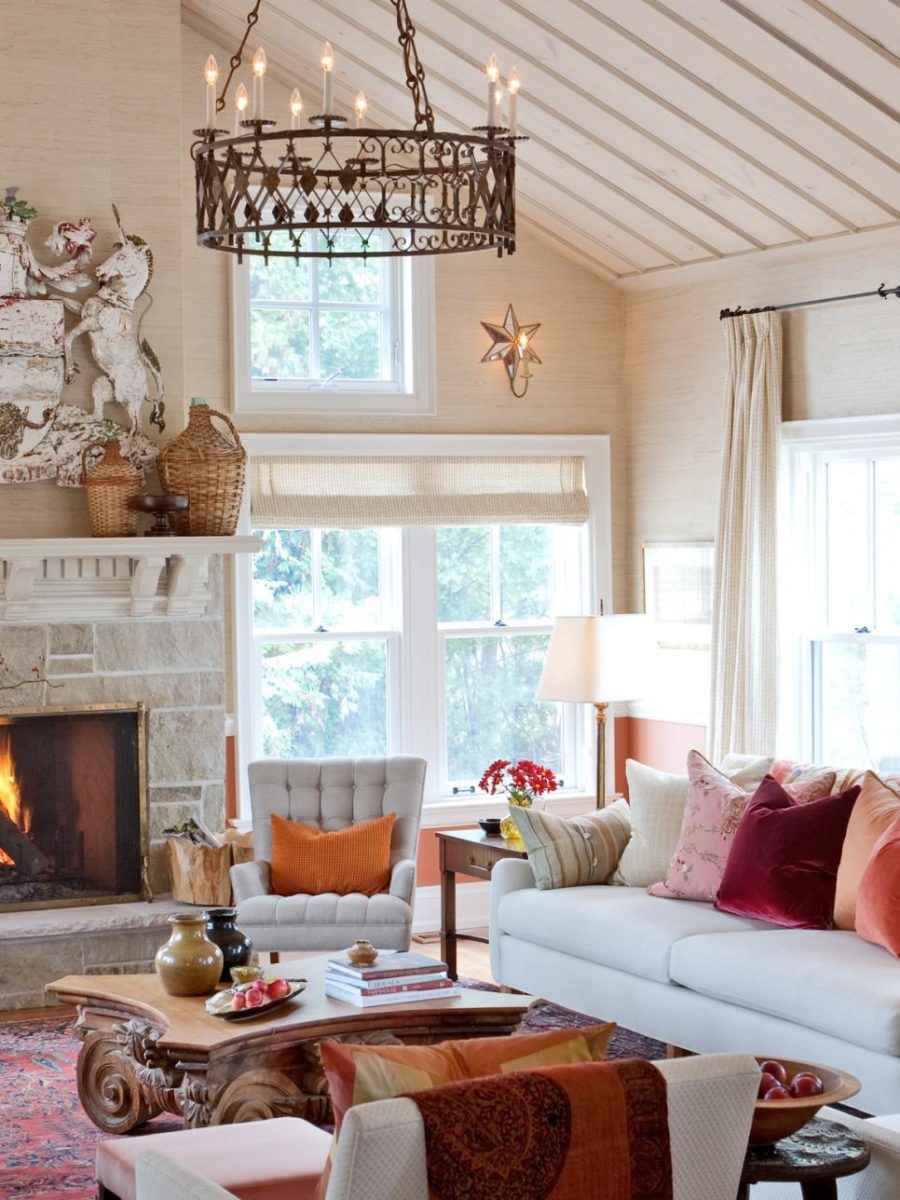 Orange featuring red living room Picturesque Autumn Living Room Ideas To Get Your Mind Fresh In Time