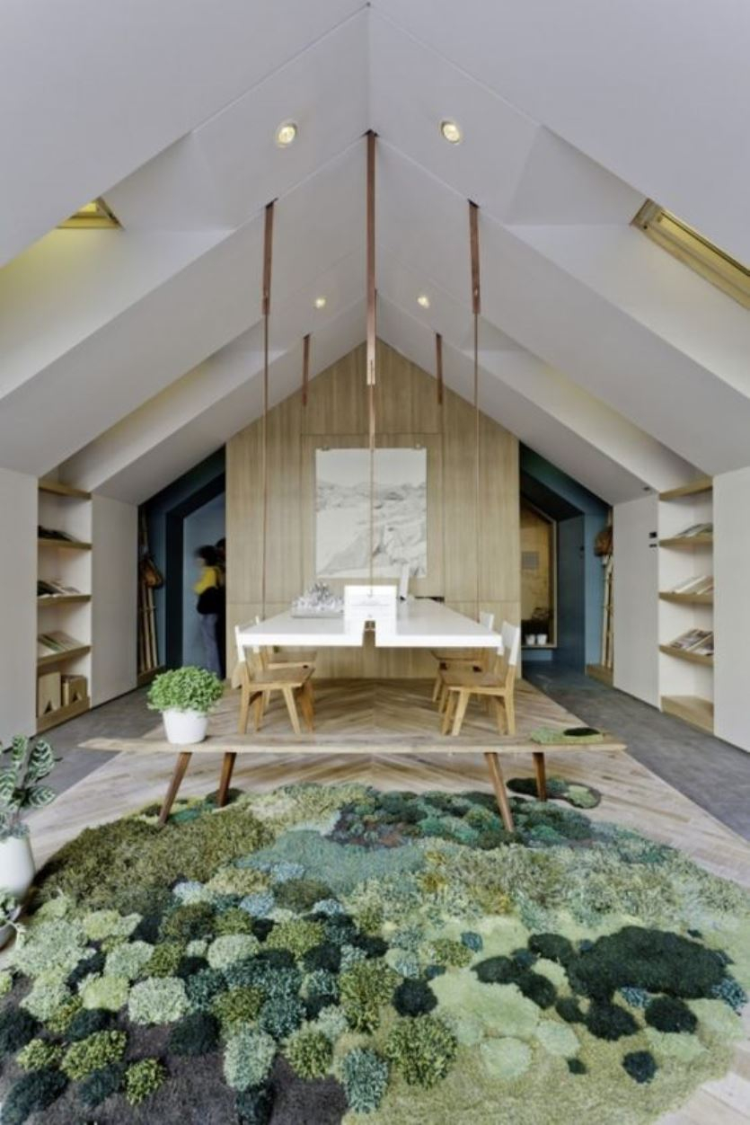 A biophilic dining space