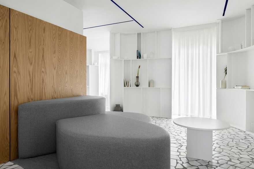 Interior design of a townhouse for a young family with two children 1
