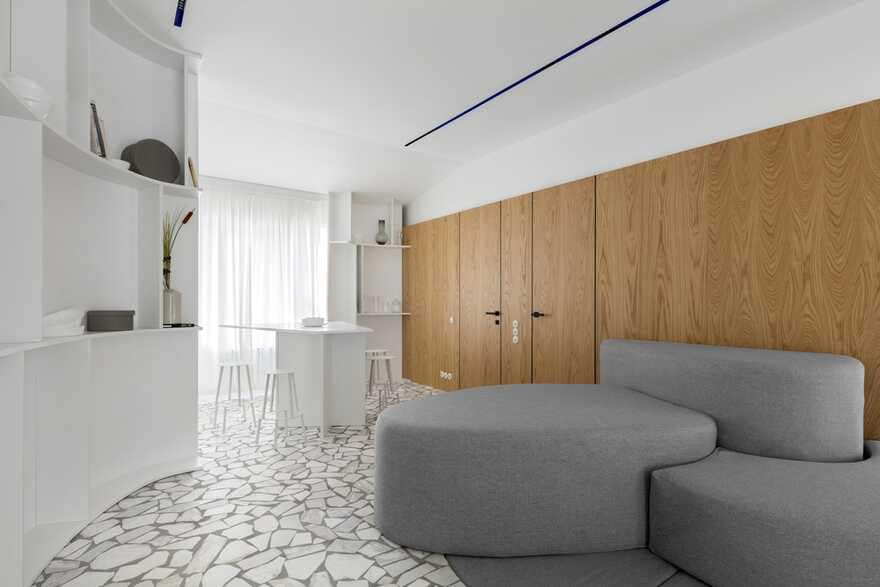 Interior design of a townhouse for a young family with two children 2