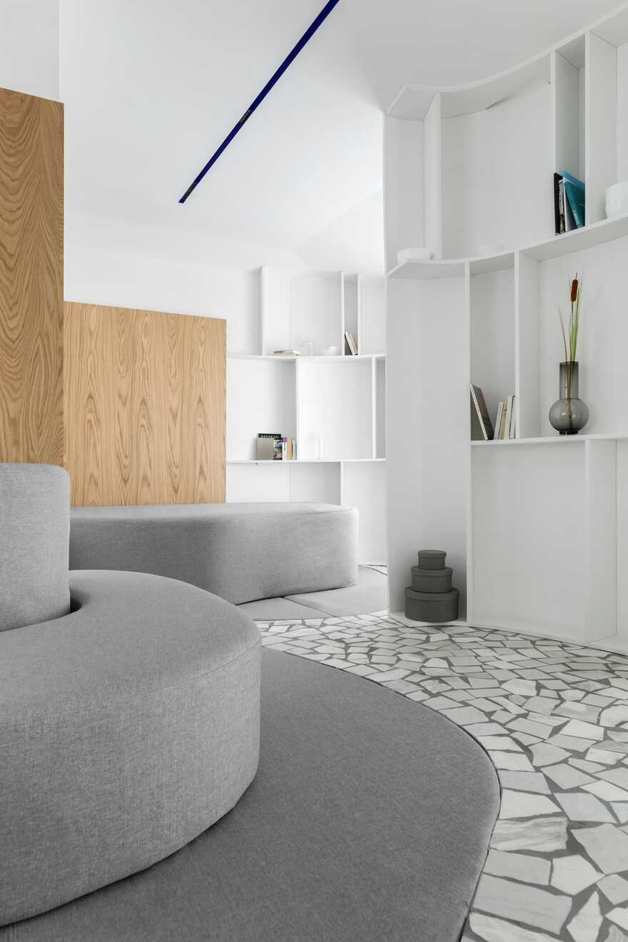 Interior design of a townhouse for a young family with two children 4