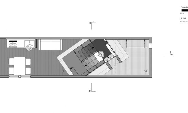House_in_tezukayama_plan03_1f_level2_eng