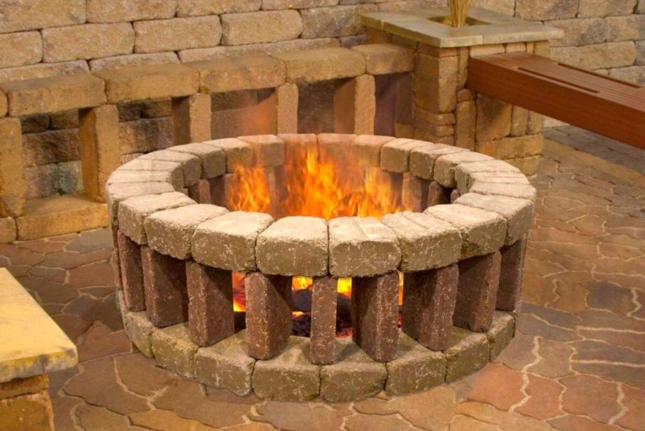 Diy-brick-clad-firepit-idea