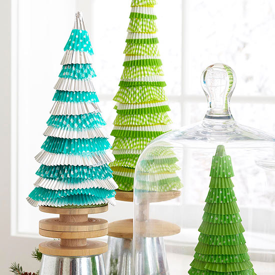 Tree muffin cups