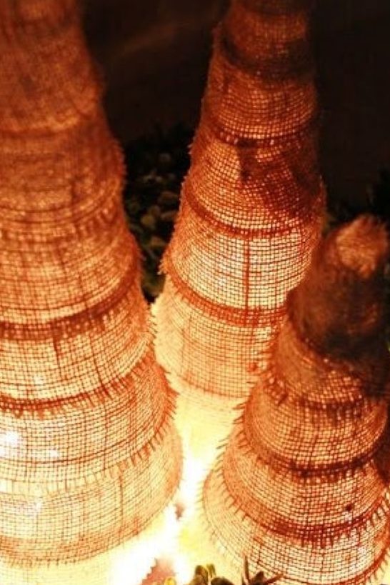 Diy christmas cone trees 21