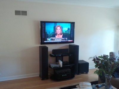 Home theatre installation